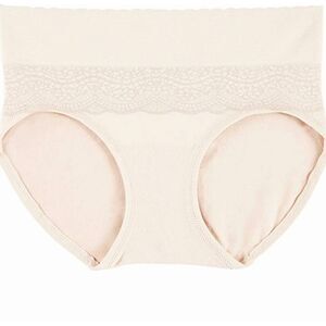 Warner's Cloud 9 Seamless Hipster Panties- Ivory